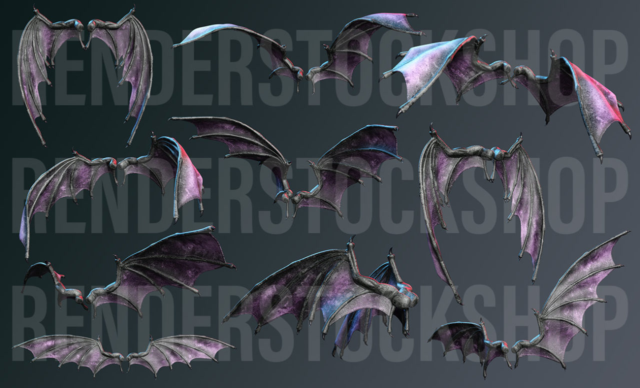 Black Wings | Render Stock Shop